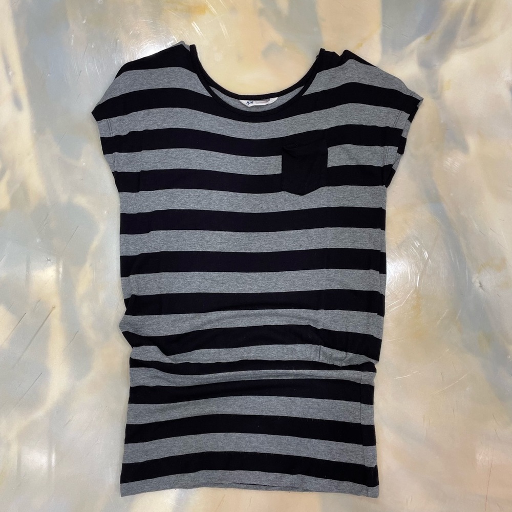 Banded waist shirt